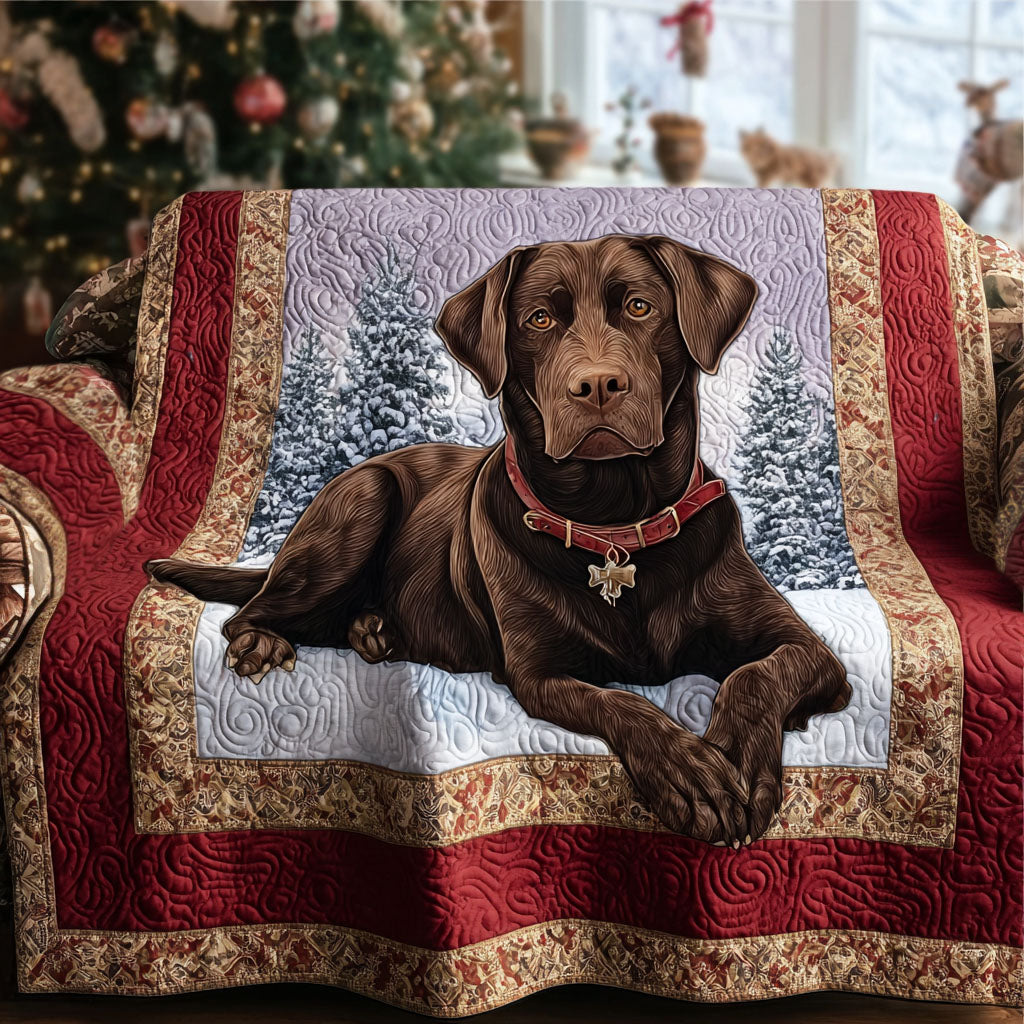 Pikowana narzuta na sofę „Labrador Retriever”