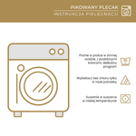 Instrukcja pielęgnacji pikowanego plecaka.