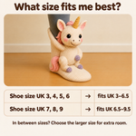 Cuddle socks unicorn size guide
