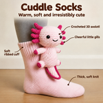 Cuddle socks axolotl features